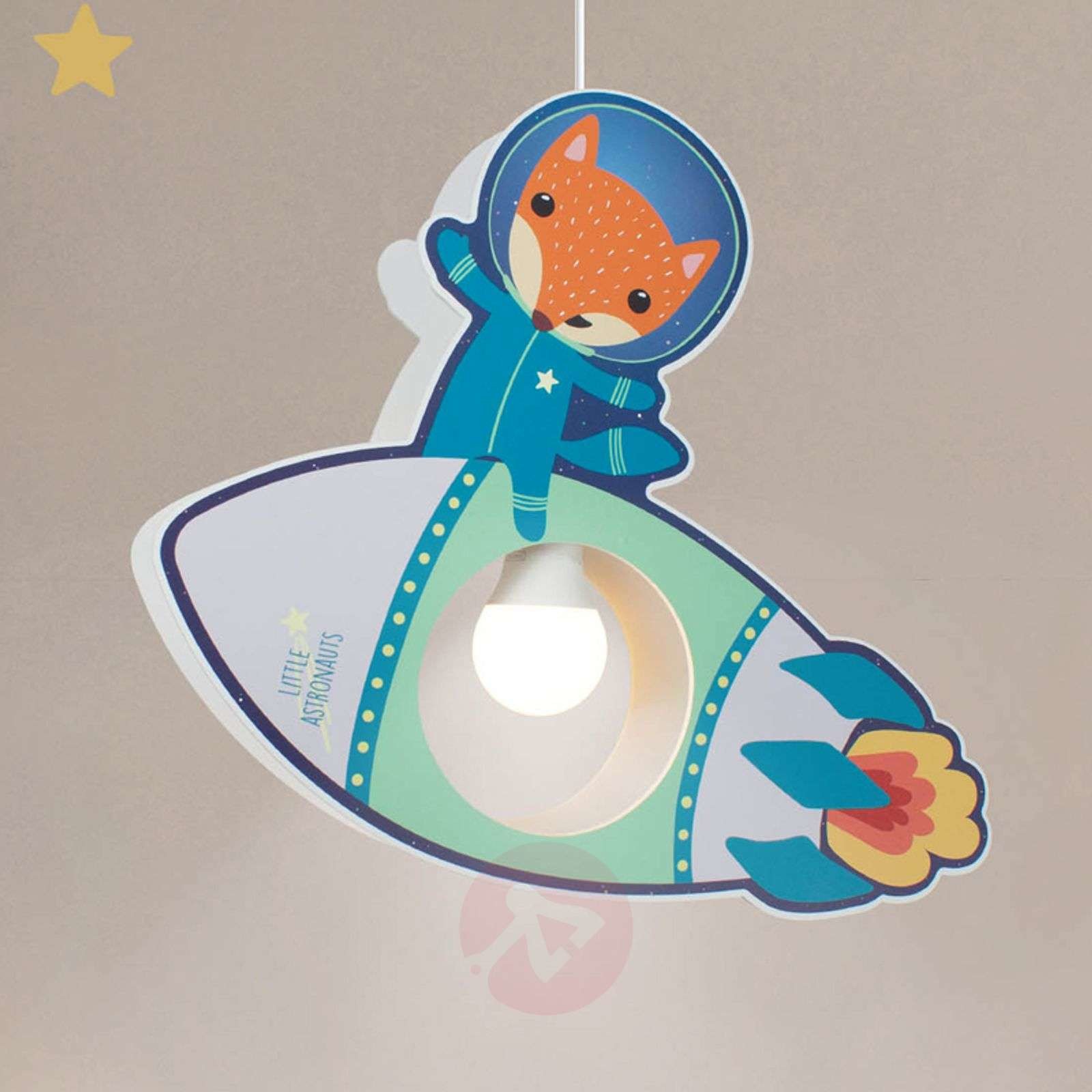 ELOBRA Lampa wisząca Little Astronauts Rakieta
