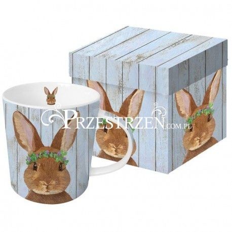 PORCELANOWY KUBEK W PUDEŁKU - Zajączek VIVIEN w wianku 603100