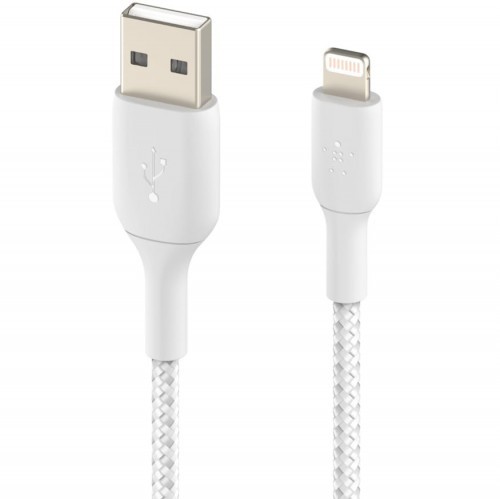 Belkin Kabel Boost Charge Braided USB-A do Lightning 1m, biały 745883788736