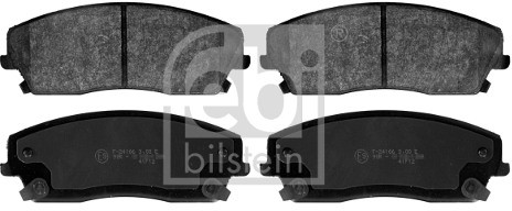 FEBI Zestaw klocków hamulcowych, hamulce tarczowe FEBI 116108