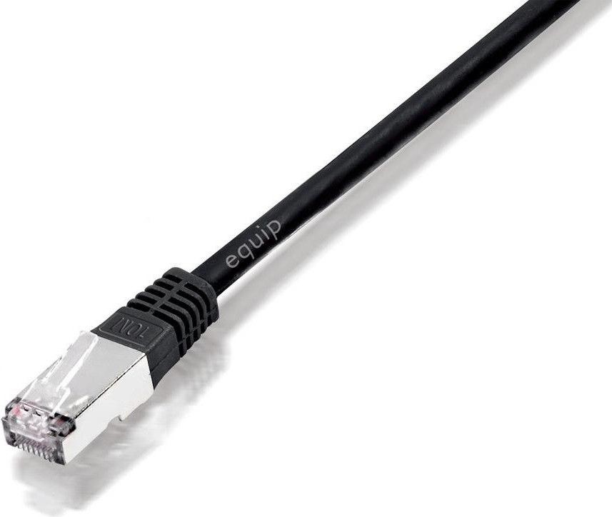 Equip RJ-45/RJ-45 kat.5e Czarny 0.5m 225457