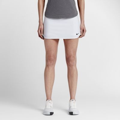 Nike Damska spódniczka tenisowa NikeCourt Pure 30 cm - Biel 728777-100