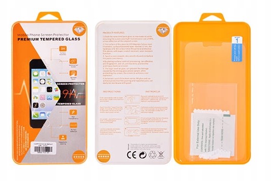 Huawei Hartowane szkło Orange - Y8P