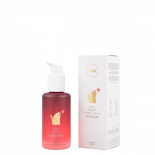YOPE Tonik złuszczający AHA! POWER CZERWONA POMARAŃCZA + KWASY KWIATOWE AHA 100 ml - YOPE