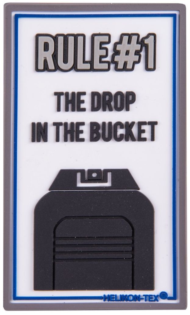 Helikon Naszywka Rule#1 PVC White (OD-RL1-RB-20) H OD-RL1-RB-20