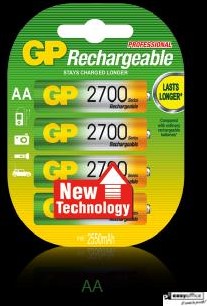 GP Batteries Akumulator NiMH AA 1.2V min. 2600mAh GPRHC272C121
