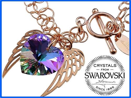 Swarovski Arande bransoletka VITRAIL RÓŻOWE ZŁOTO SREBRO 5709938258