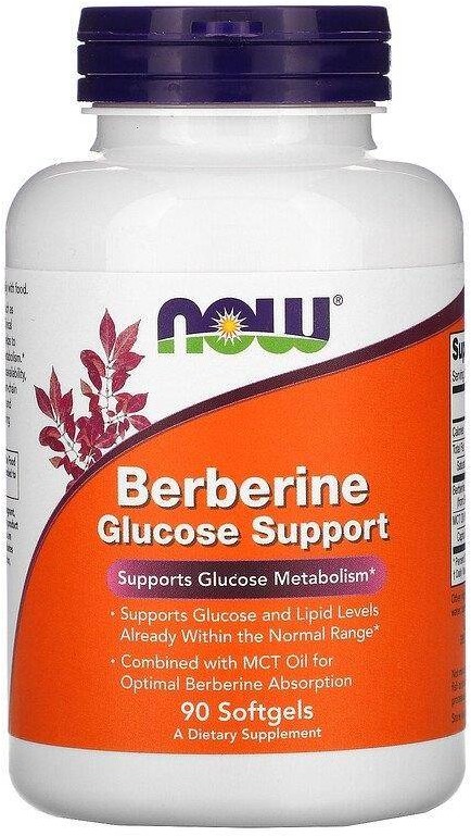 Now Foods Berberine Glucose Support (90 kaps.)