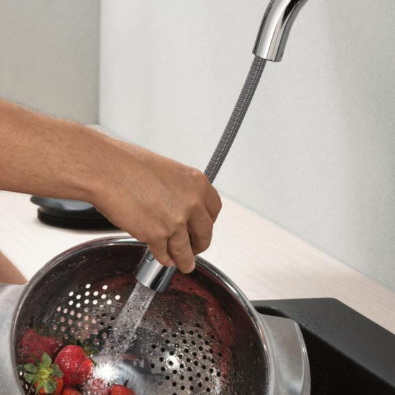 Hansgrohe Focus M42 Bateria kuchenna z wyciąganą wylewką chrom