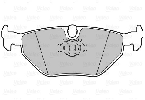 VALEO Klocki hamulcowe - komplet 598311