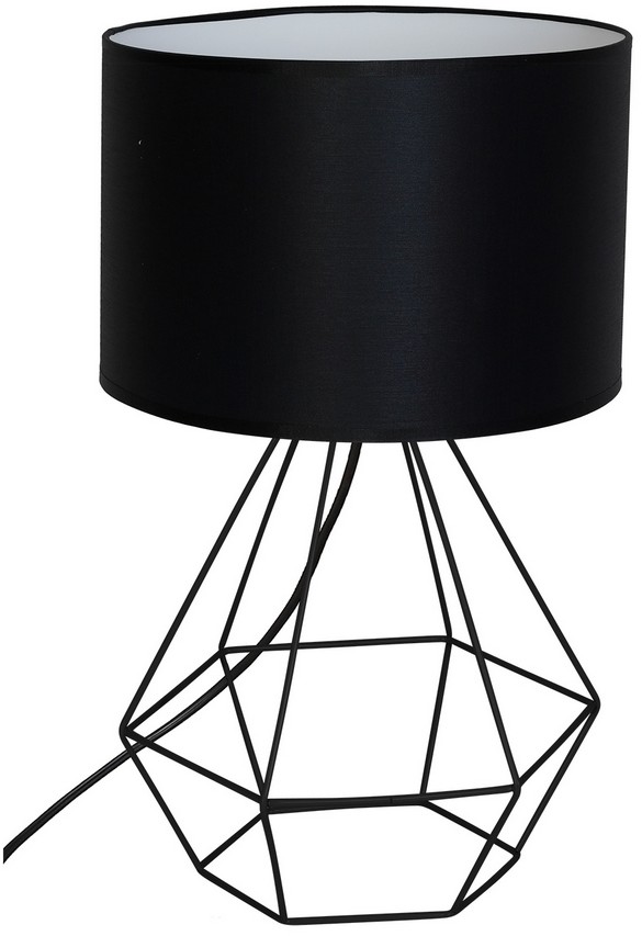 Luminex Lampa stołowa ALMA 1xE27/60W/230V czarny