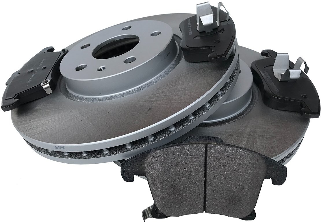 Przednie klocki + tarcze hamulcowe 300mm Lincoln MKZ Hybrid 2,0 L4 2013-2016 681014+PMD1653