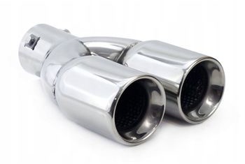inny Końcówka tłumika wydechu podwójna chrom MT 008