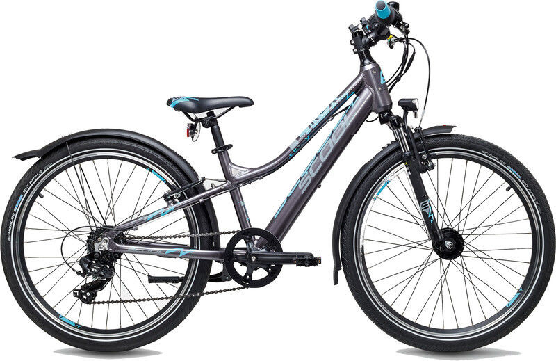 'Rowery miejskie S''''cool s''''cool e-troX 24 7-S darkgrey matt 24