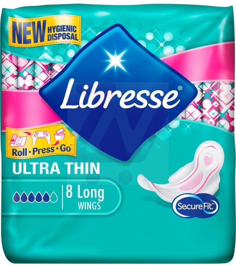 Libresse Sca Podpaski Ultra Wing Super 8 sztuk