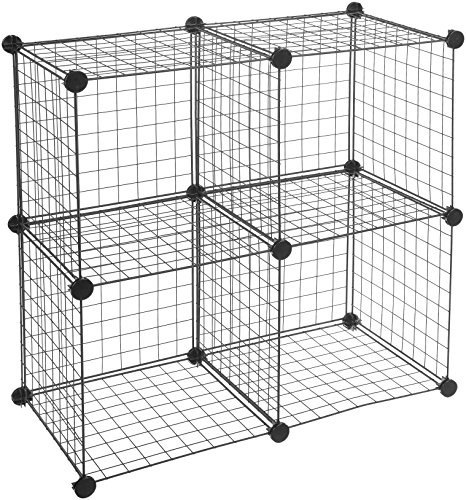 AmazonBasics Cube wire storage Shelves CUBE-4BK