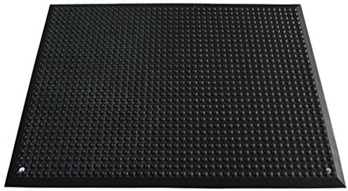 Miltex miltex 17061 mata podłogowa Yoga ergonomii, ESD B1 wersji z kablem upływowy, antystatyczne i zmniejszających palność, 65 x 95 cm, czarny 17061