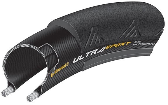 Continental Opona rowerowa ULTRA SPORT PF 700x25c czarna zwijana