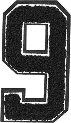 Urban Classics haftów cyfry UC Number 9, czarna, One Size, uc007  00262  0050 UC007-00262-0050_Schwarz_One size