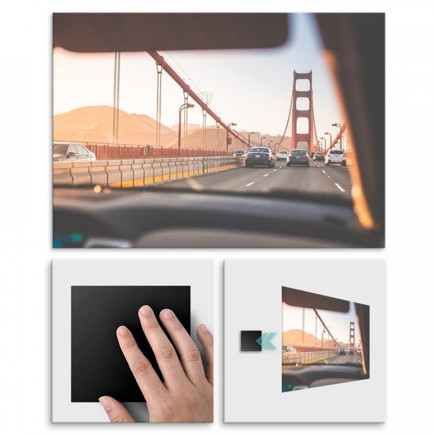 Pix4home Plakat metalowy Golden Gate Bridge M POS-M-00459