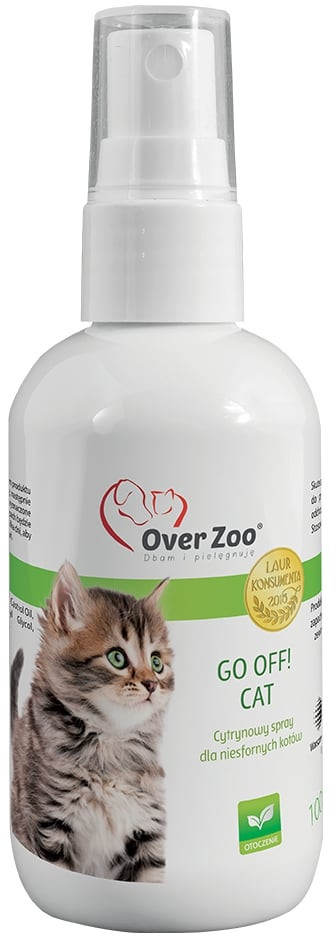 Over Zoo GO OFF CAT Preparat Wychowawczy do Odstraszania Kotów 125ml OVER-GO-OFF-CAT