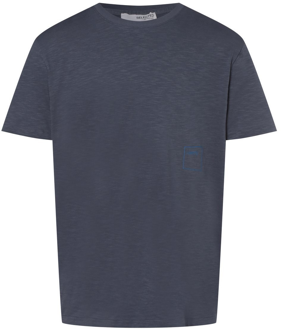 Selected T-shirt męski SLHRelaxbo, niebieski