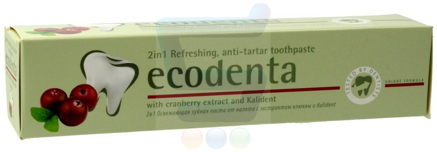 Ecodenta Pasta do zębów przeciw kamieniowi Żurawina 100 ml