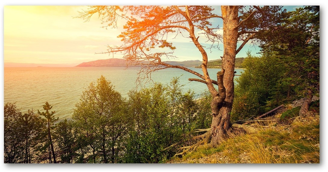 Foto obraz akryl Skandynawia jezioro