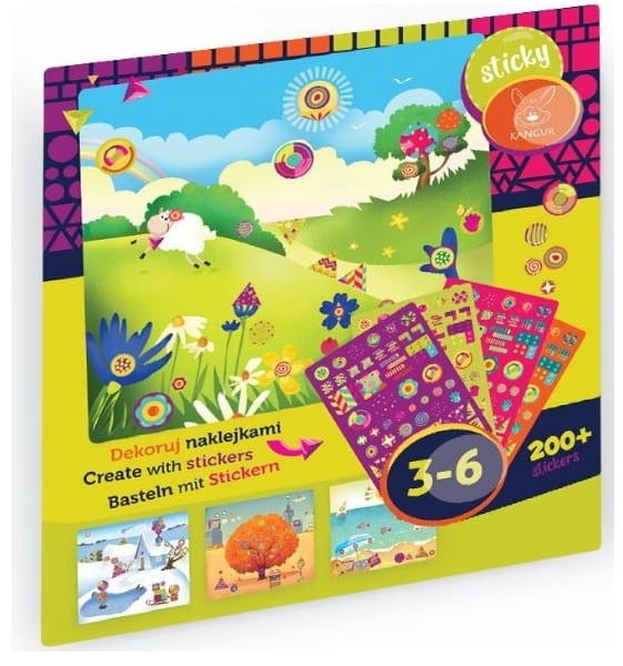 KANGUR DEKORUJ NAKLEJKAMI - PORY ROKU