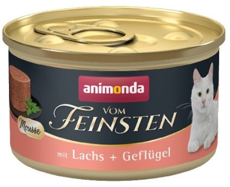 Animonda vom Feinsten Cat Adult Mus Łosoś + Drób puszka 85g