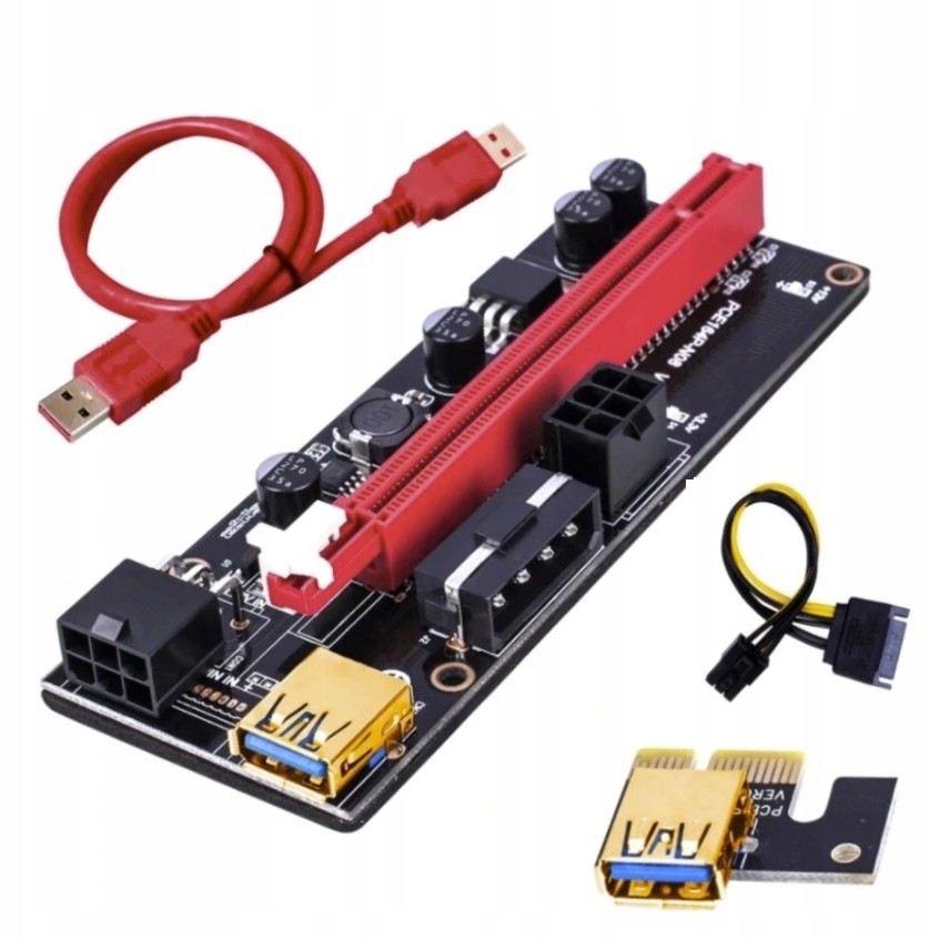 Riser 009S - Najnowszy model! Pci-e 1x-16x USB3.0
