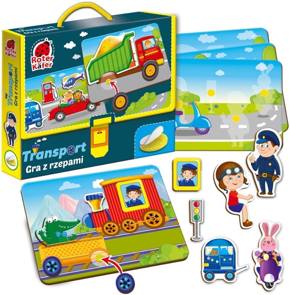 Roter Kafer Gra z rzepami Transport