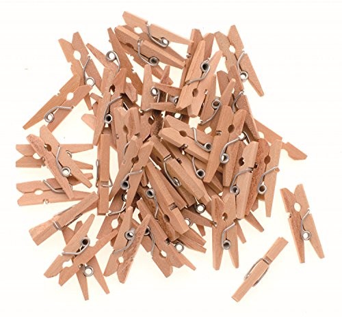 Glorex GmbH Spinacze do prania drewnianych 25 MM brzoza 45st Chiny 6 2200 651