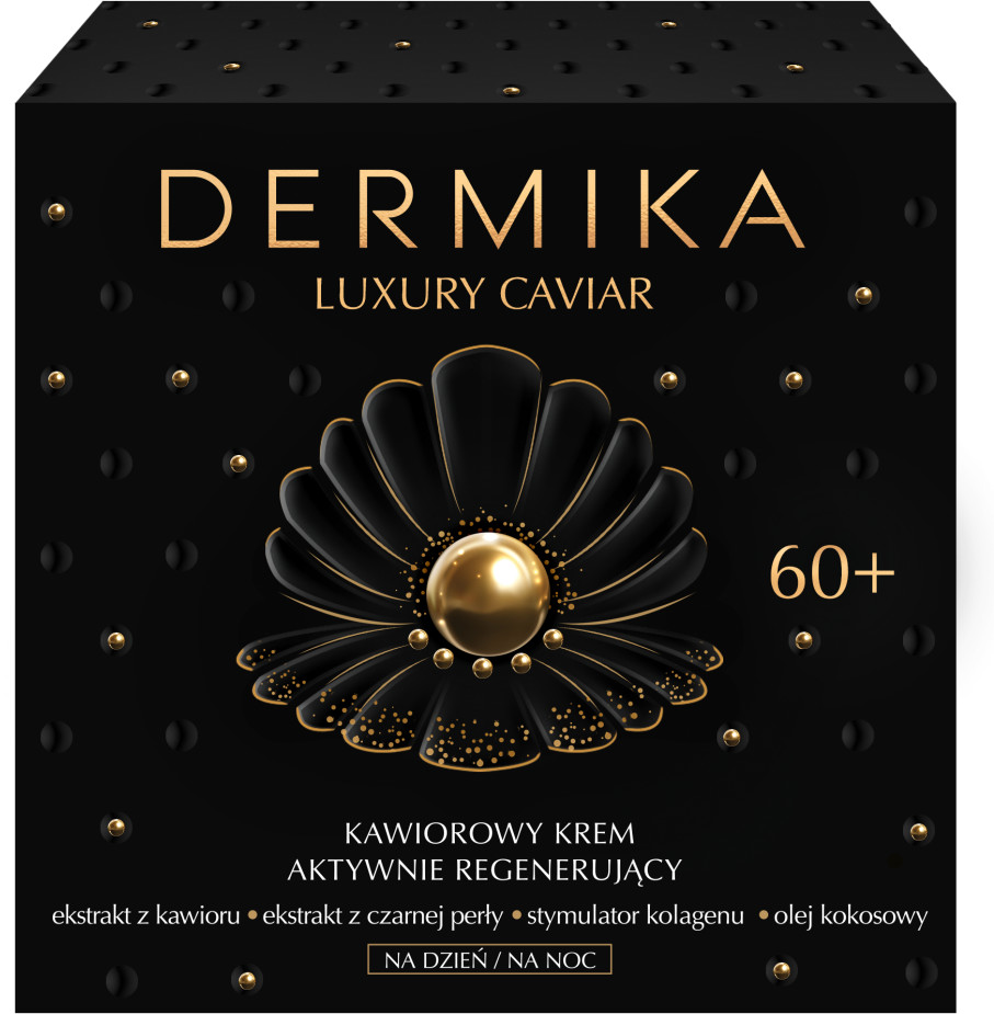 Dermika Luxury Caviar 60+ kawiorowy krem aktywnie regenerujący na dzień i noc 50ml 105198-uniw