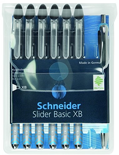 Schneider Slider XB 151276 długopis, 6 szt., czarny 151276