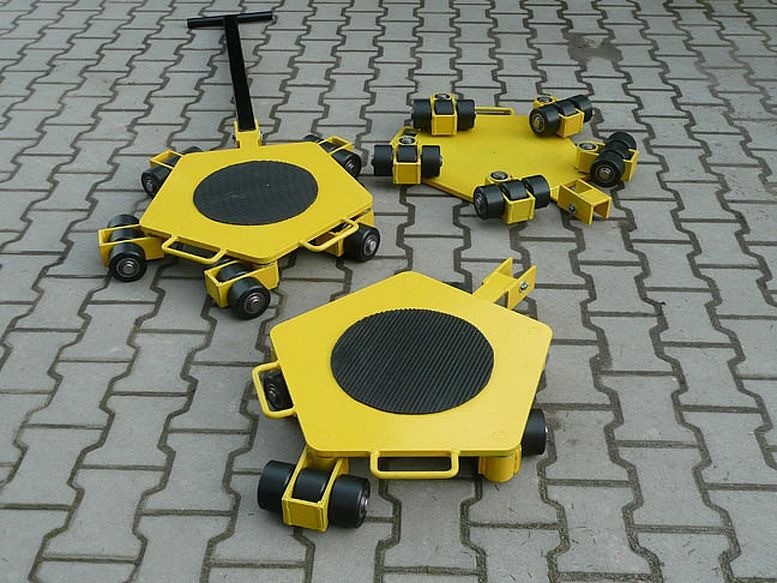 122 12258867 Wózek rotacyjny stały rolki 15x nylon nośność 5 T) 58867-uniw