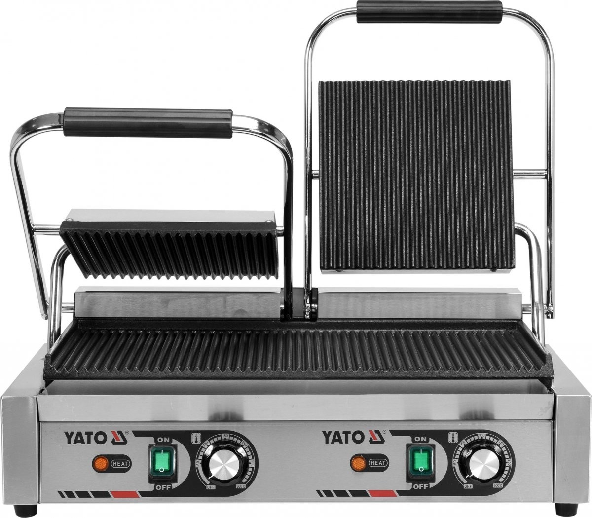 YATO PODWÓJNY GRILL KONTAKTOWY RYFLOWANY 58CM YATO YG-04560