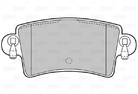 VALEO Klocki hamulcowe - komplet 598538