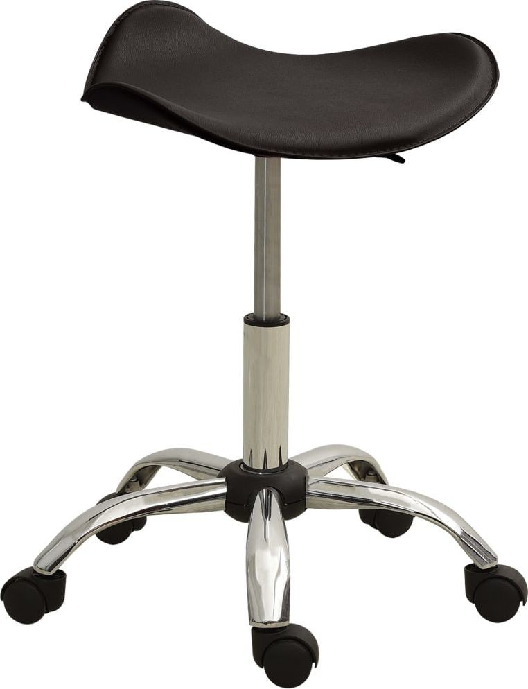 vidaXL Taboret kosmetyczny brązowy sztuczna skóra 323686