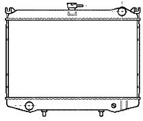 VAN WEZEL 13002041 chłodnica, chłodzenie silnika 13002041