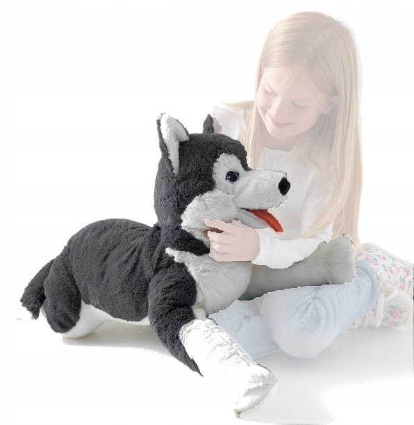 Ikea Pluszak pies husky siberian Duży Livlig