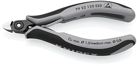 Knipex 79 22 120 ESD szczypce boczne Elektronik precyzyjnych 120 MM 79 22 120 ESD