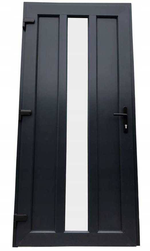 262 26271896 Drzwi zewnętrzne wejściowe kolor antracyt strona lewa szerokość 100 cm) 71896-uniw