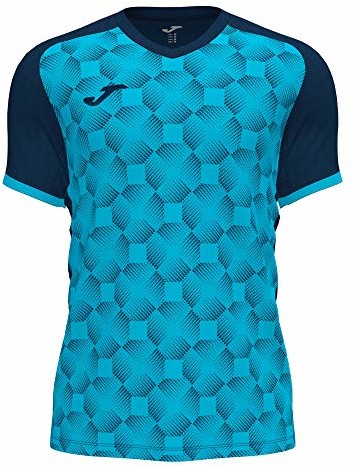 Joma Męski T-shirt Supernova Iii Neonowy turkusowy granatowy 6XS 102263342