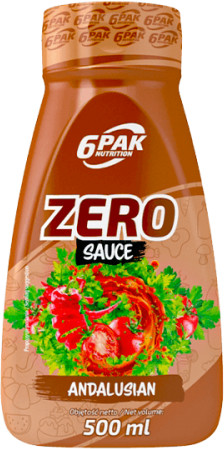 6PAK NUTRITION 6PAK NUTRITION ZERO SAUCE ANDALUSIAN 500ml