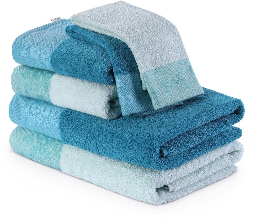 Amelia Home Zestaw ręczników bawełnianych Crea 6 szt TOW/CREA/L.B+M/SET6