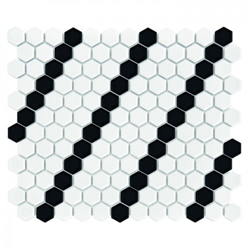 Dunin Mozaika Dunin Hexagonic Mini Hexagon B&W Lean