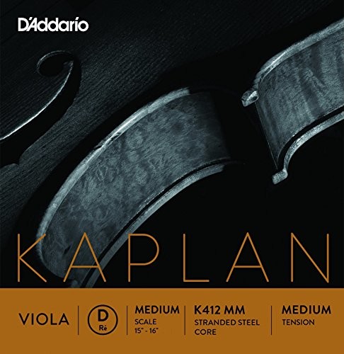 D'Addario kaplana Viola D indywidualnej gitary Medium Scale Medium Tension K412 MM