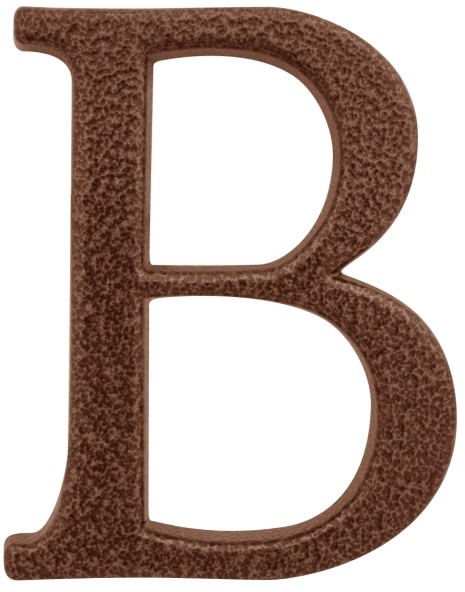 Stahl Litera B  105 mm aluminium złoty brąz