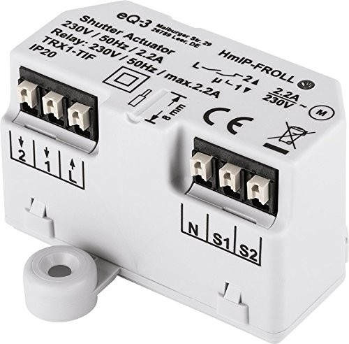 HomeMatic IP IP roller shutter actuator concealed switch